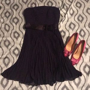 COPY - PURPLE 100% polyester Knee Length Dress